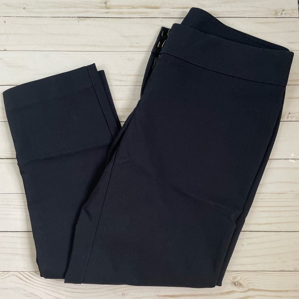 Ann Taylor navy dress pants modern fit 4
